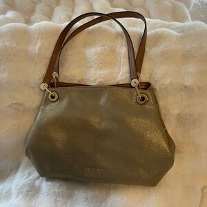 Michael Kors Metallic Gold Shoulder Bag